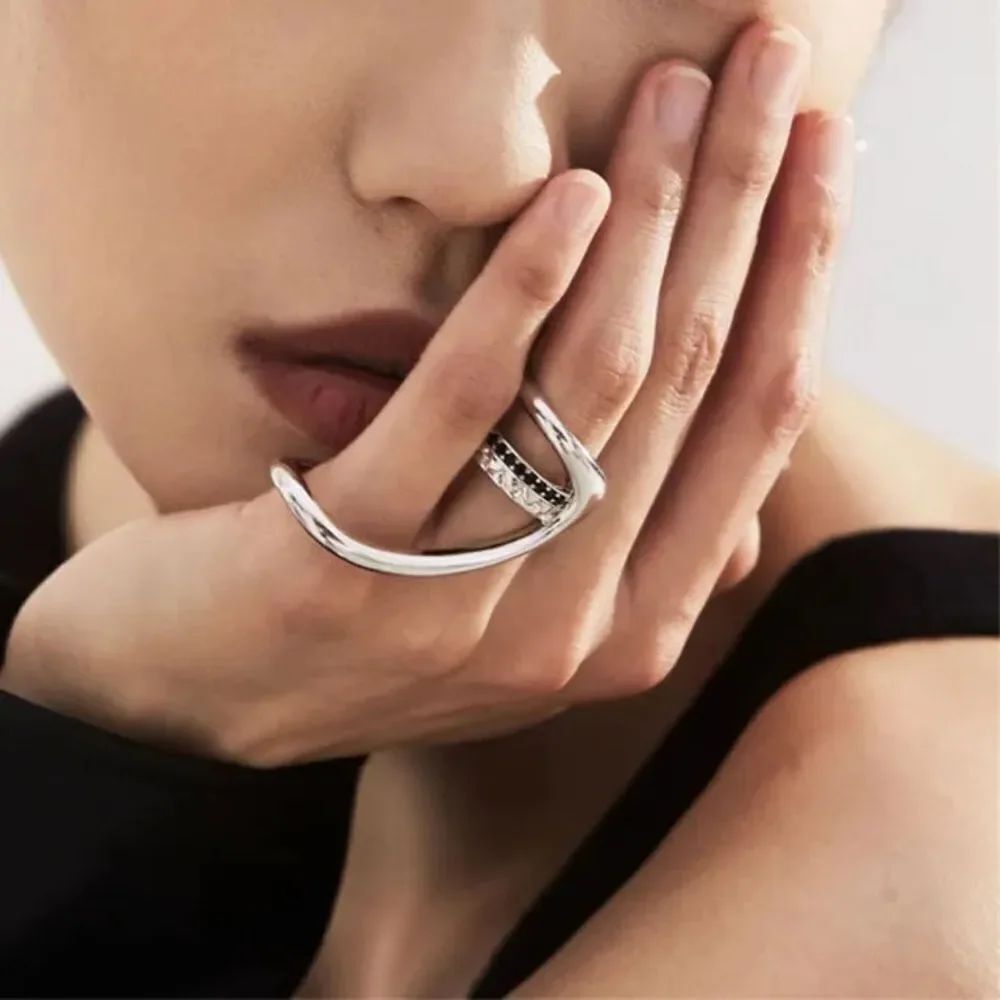 Elegant Silver Women's Ring  N1487